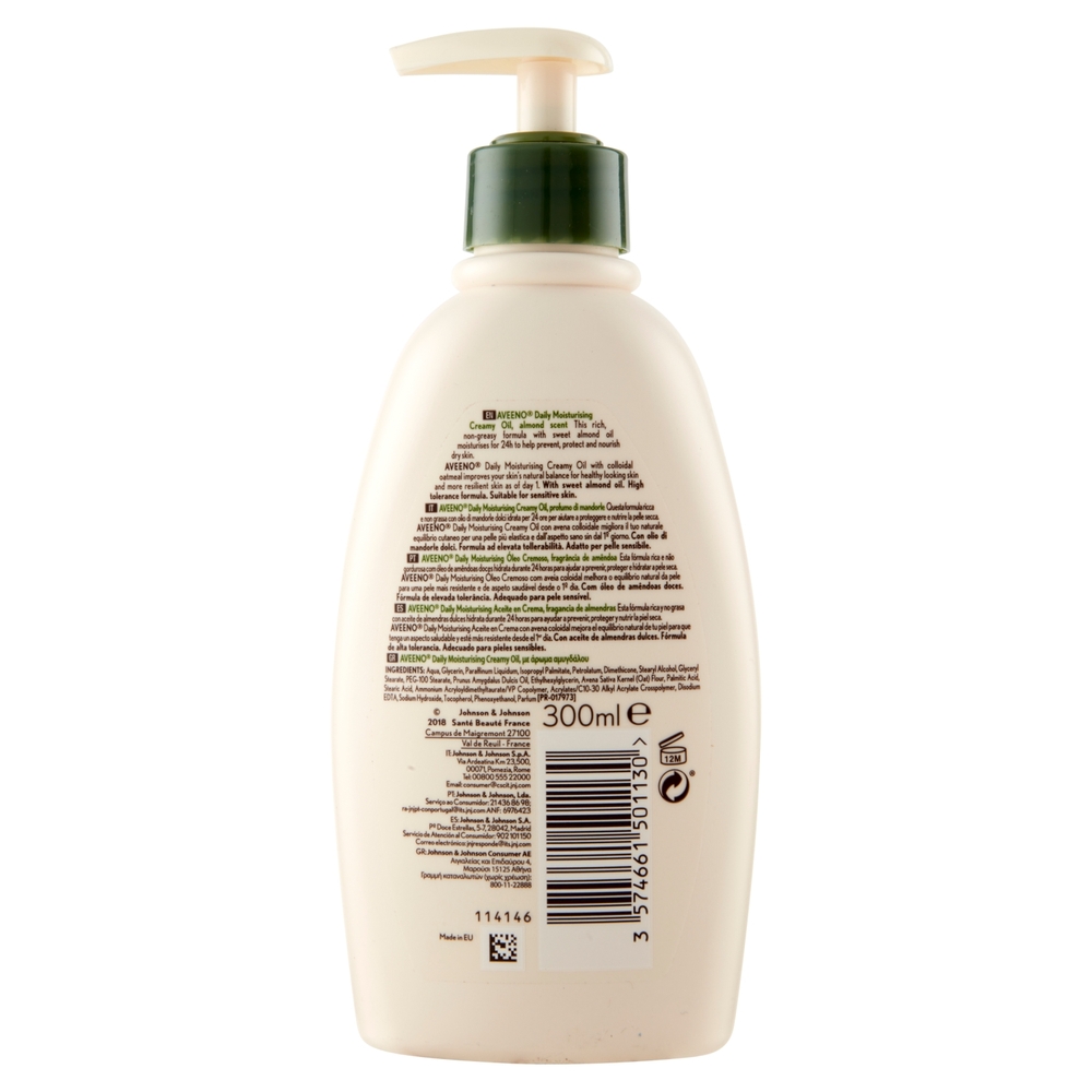 Aveeno Daily Moisturising creamy oil 300 ml